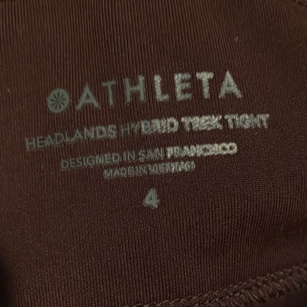Athleta Brown Headlands Hybrid Tights